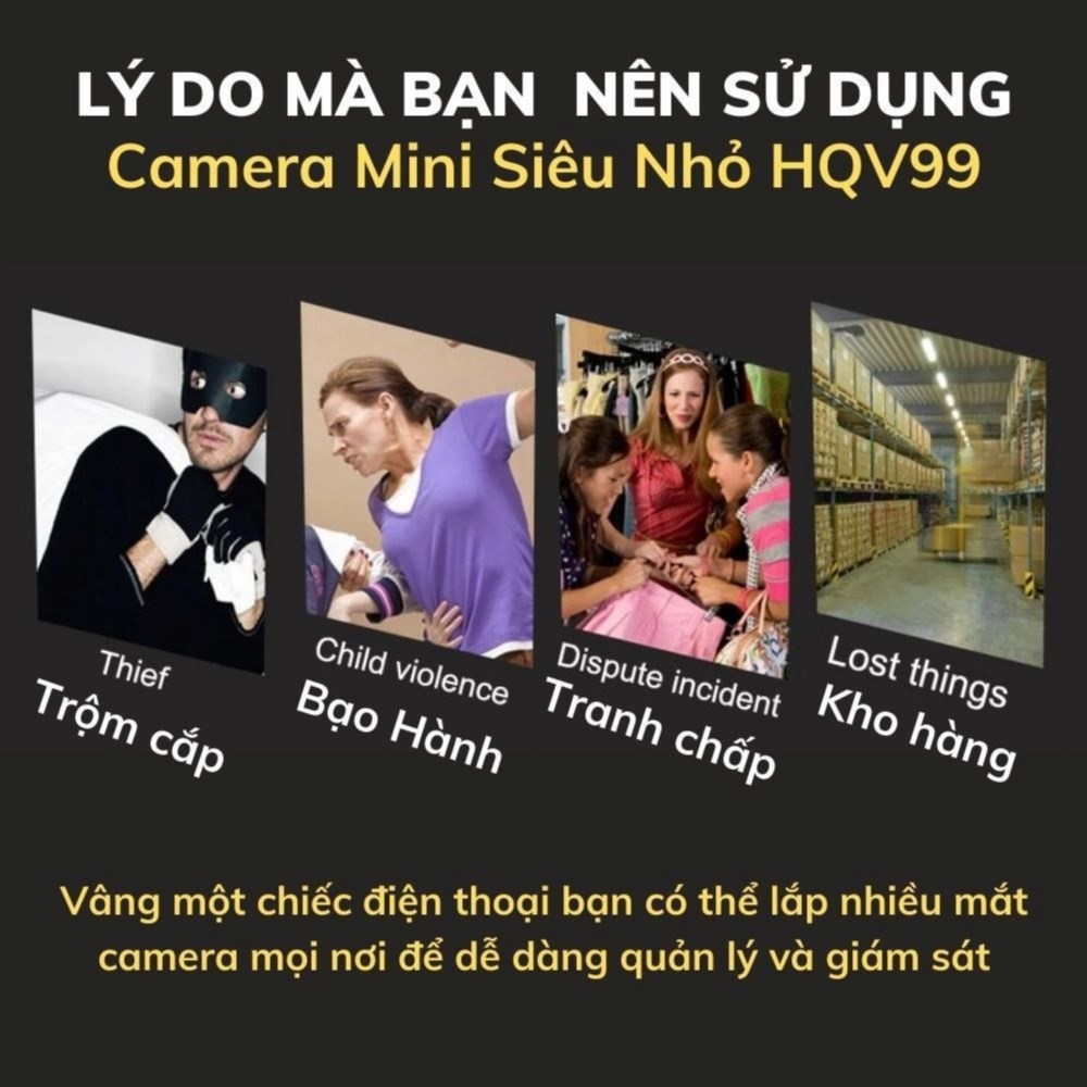 Camera IP Wifi siêu nhỏ V99 hồng ngoại V99+