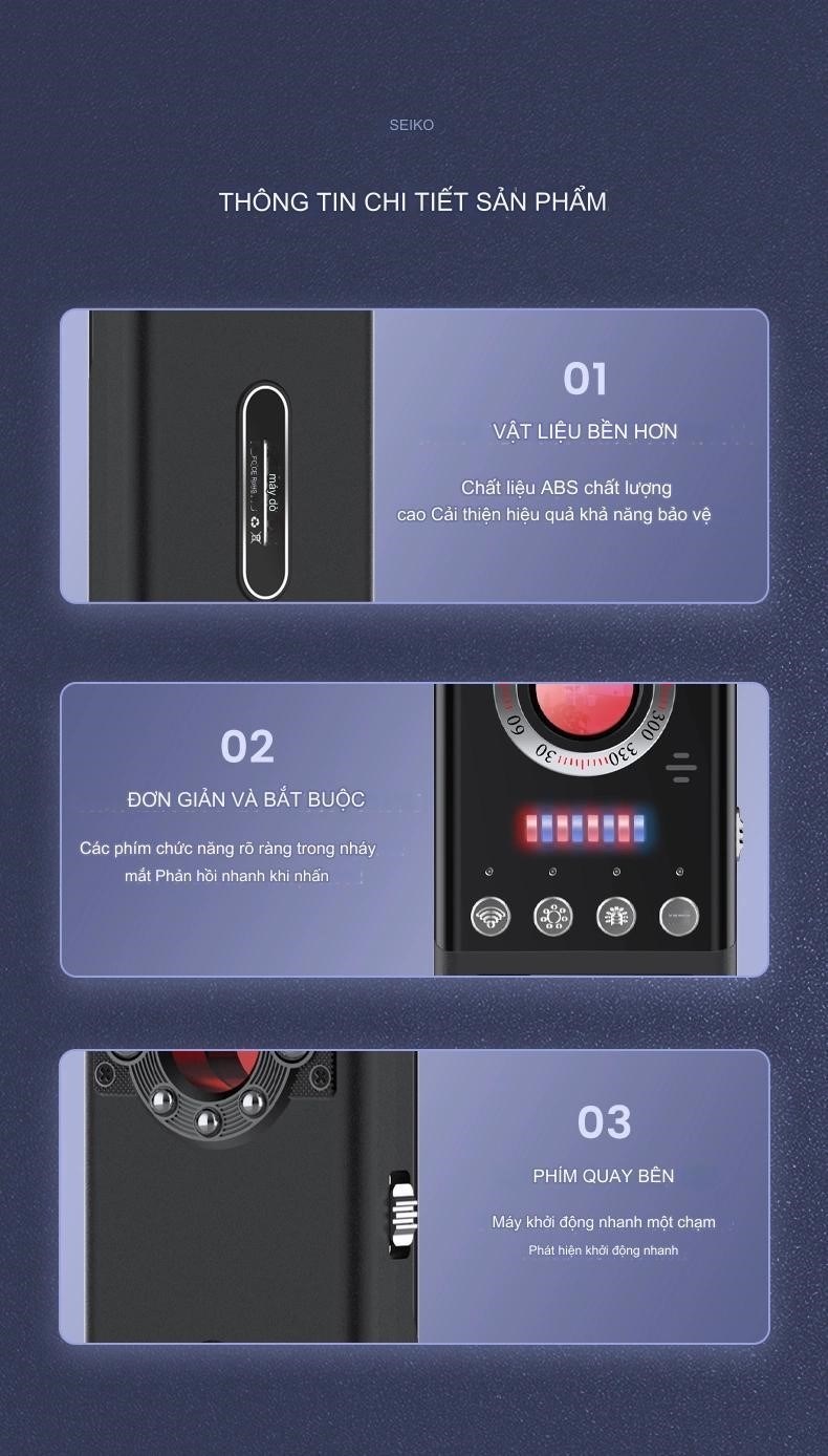 Máy quét tín hiệu K66: Phát hiện camera và thiết bị giám sát.