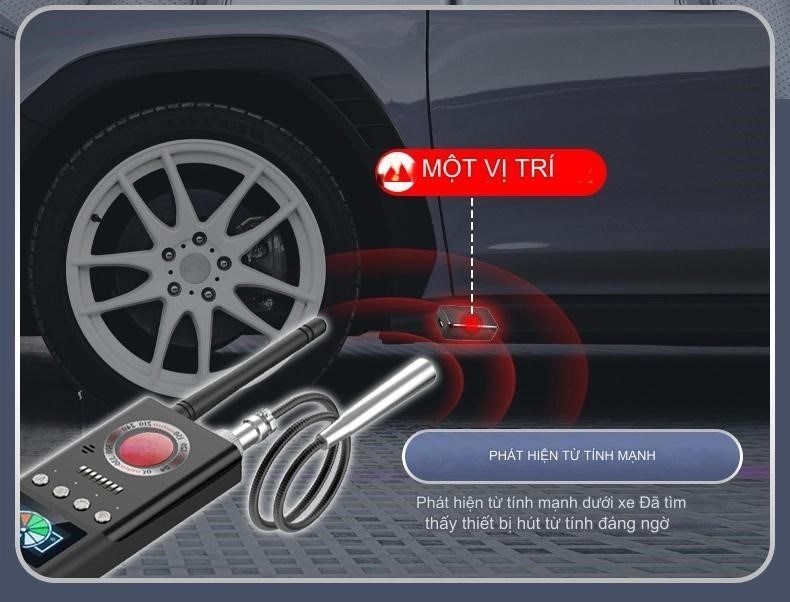 Máy quét tín hiệu K66: Phát hiện camera và thiết bị giám sát.